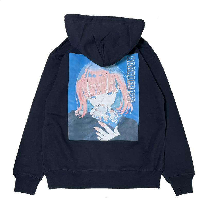 TBOB×ノーコピーライトガール HOODIE/NVY