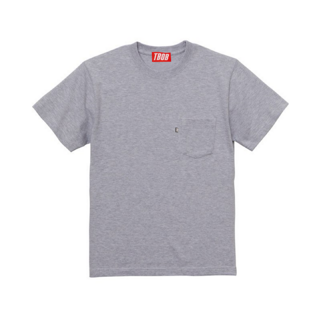 TBOB×ノーコピーライトガール POCKET TEE ASH