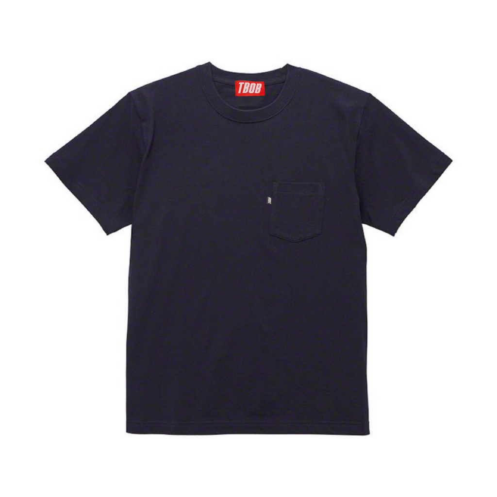 TBOB×ノーコピーライトガール POCKET TEE NAVY