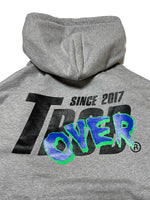 TBOB×over print PULLOVER HOODIE
